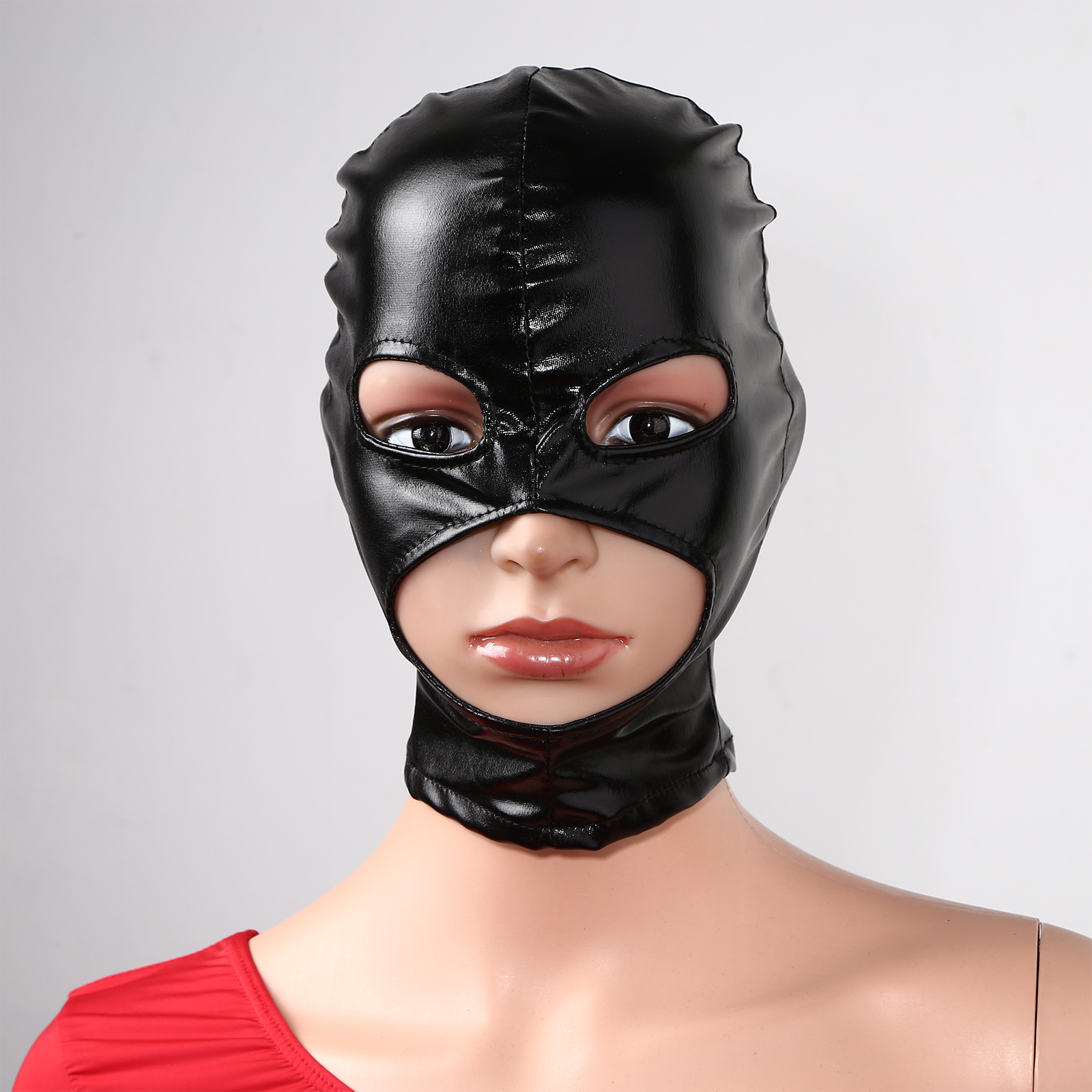 Adult Men Women Black Leather  - Black Face Mask Pack ulasan dan harga