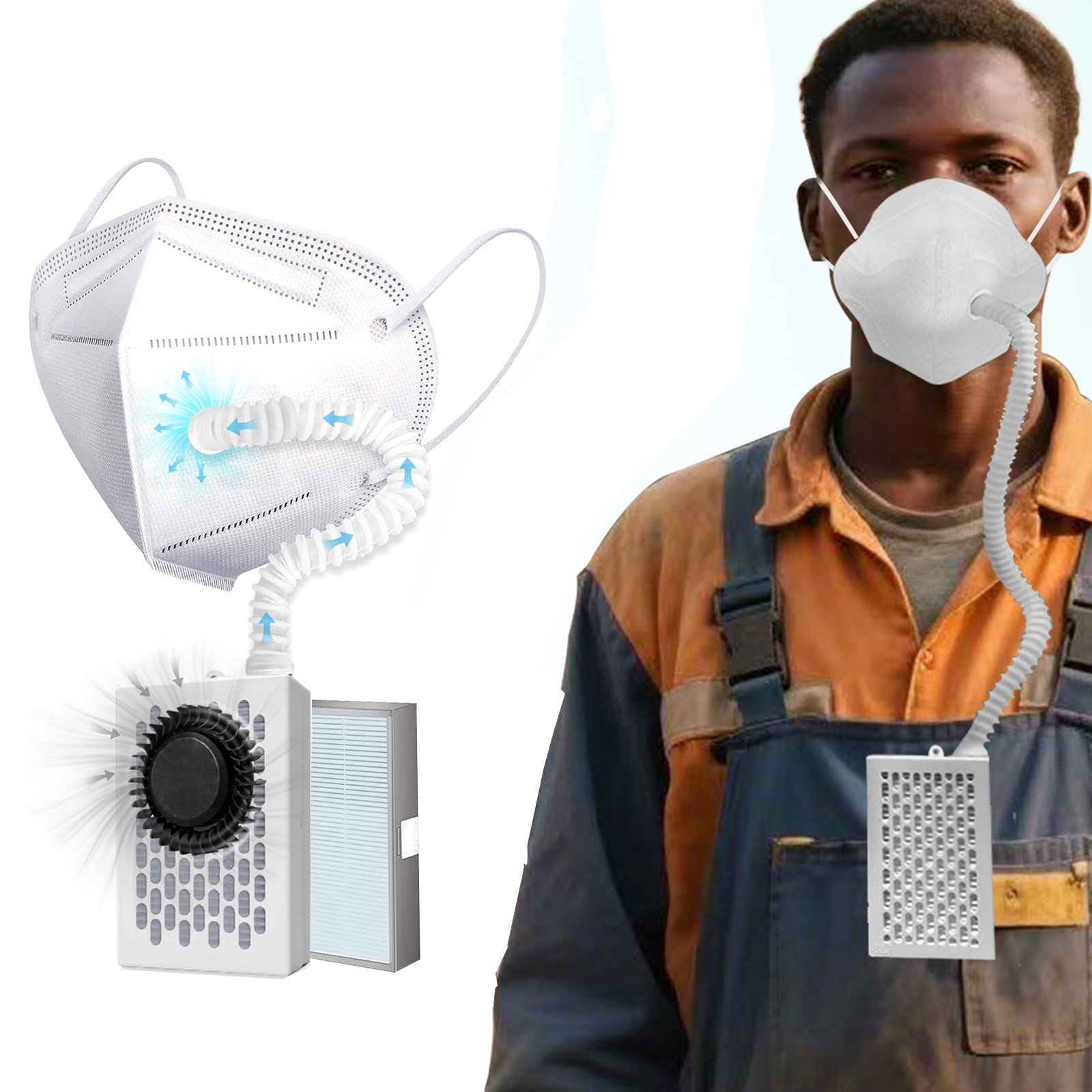 Breathe easily,Electric KN95 M - Kn95 Respirator Mask ulasan dan harga