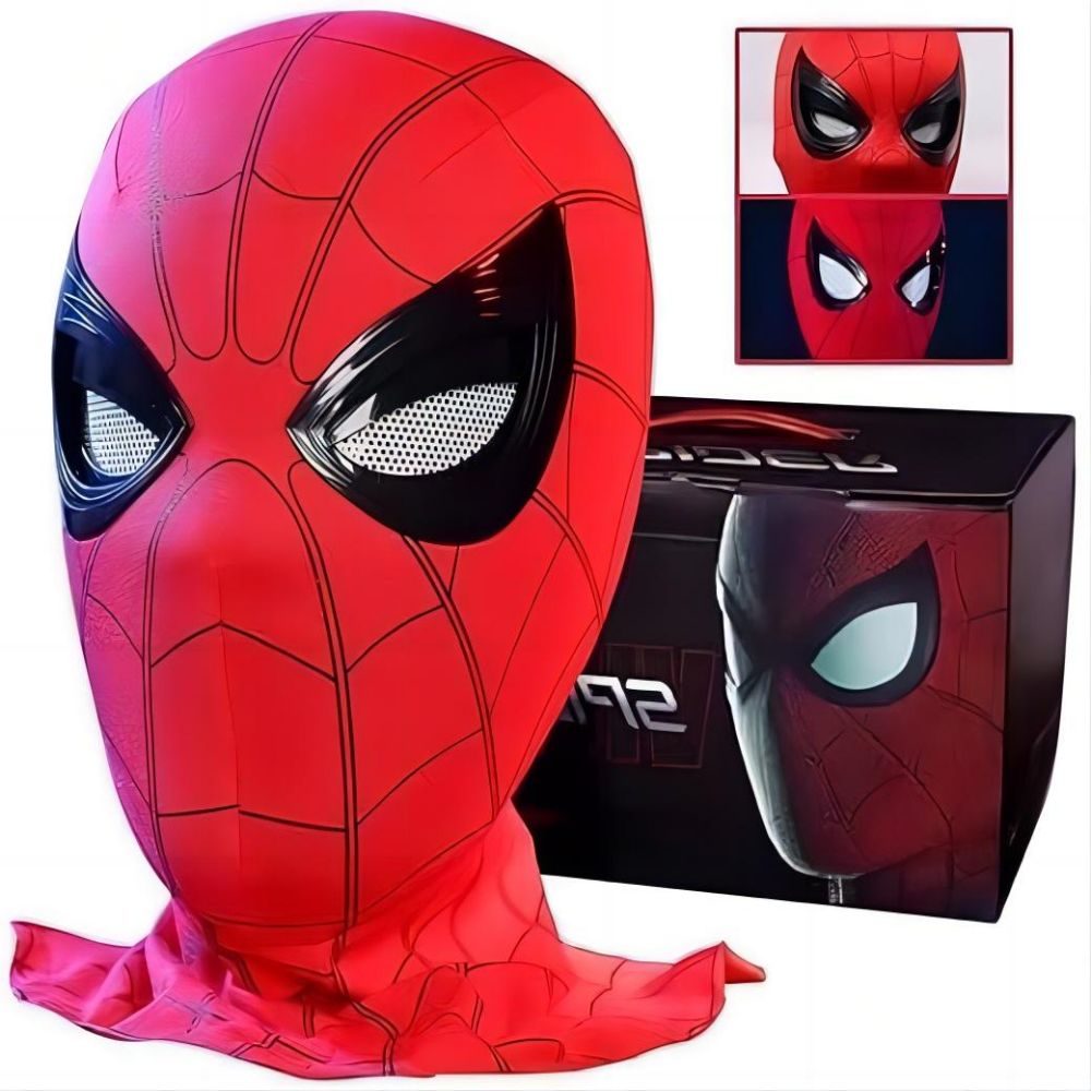 Movie Spidey Mask Eyes Glowing - Kids Face Mask ulasan dan harga