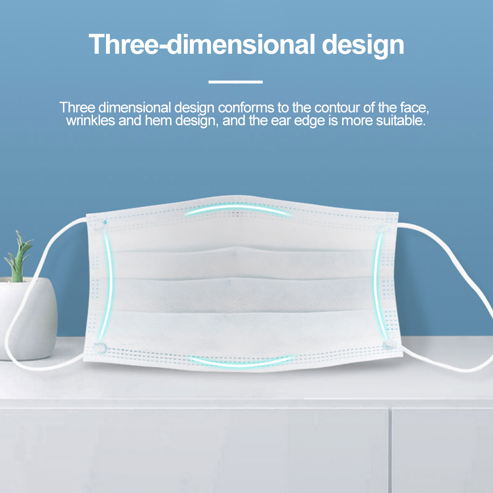 Disposable Nonwove 3 Layer mas - Disposable Surgical Mask ulasan dan harga