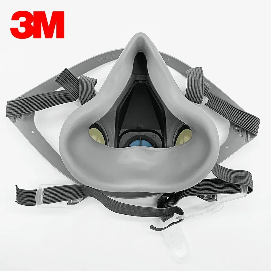 15p 3M 6200 Gas Mask for Spray - Dust Mask Construction ulasan dan harga