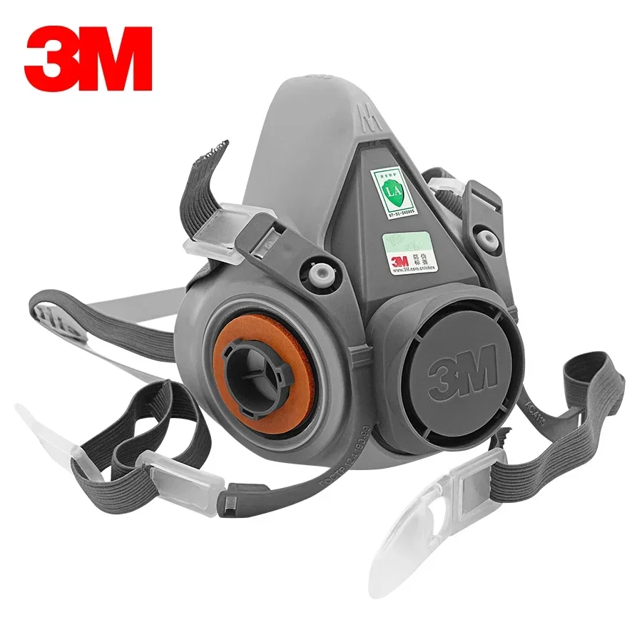 15p 3M 6200 Gas Mask for Spray - Dust Mask Construction ulasan dan harga