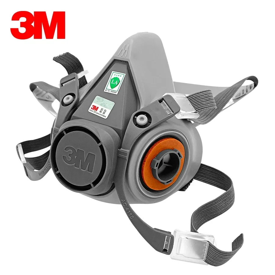 15p 3M 6200 Gas Mask for Spray - Dust Mask Construction ulasan dan harga