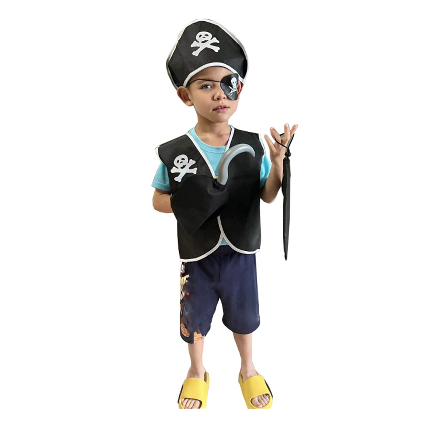 Carnival Boys Pirate Costume C - Black Face Mask Pack ulasan dan harga