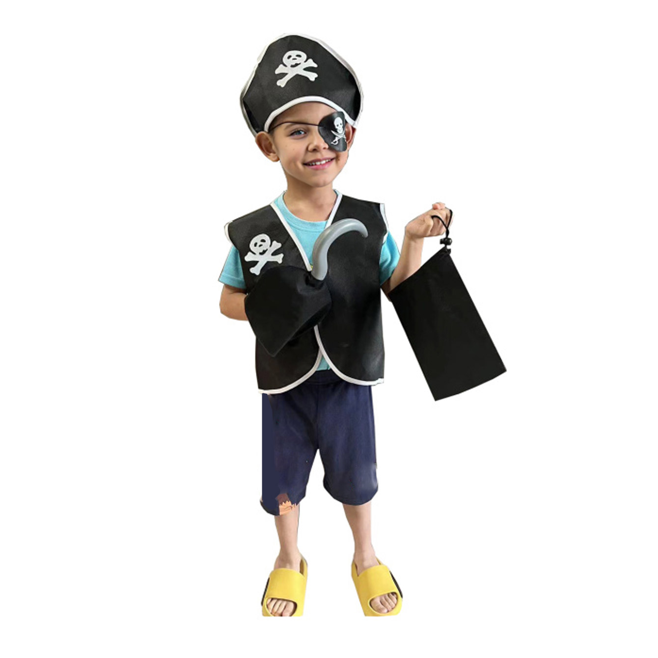 Carnival Boys Pirate Costume C - Black Face Mask Pack ulasan dan harga