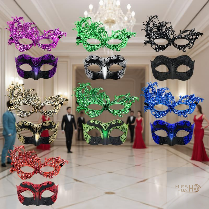 Set of 2, Couple's Elegant Bla - Black Face Mask Pack ulasan dan harga