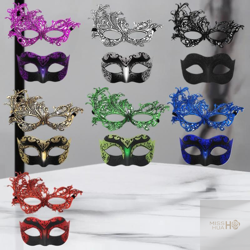 Set of 2, Couple's Elegant Bla - Black Face Mask Pack ulasan dan harga