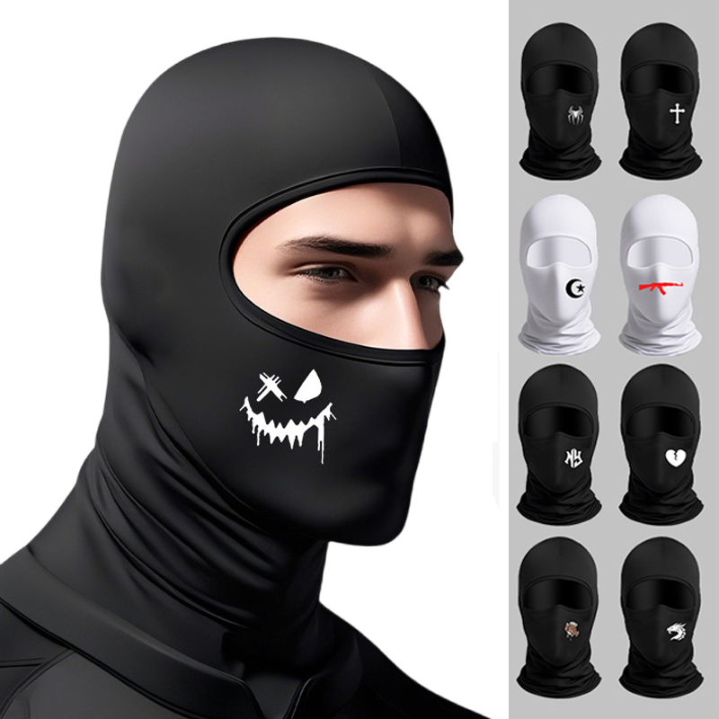 2pcs Set  Unisex Balaclava Cap - Black Face Mask Pack ulasan dan harga