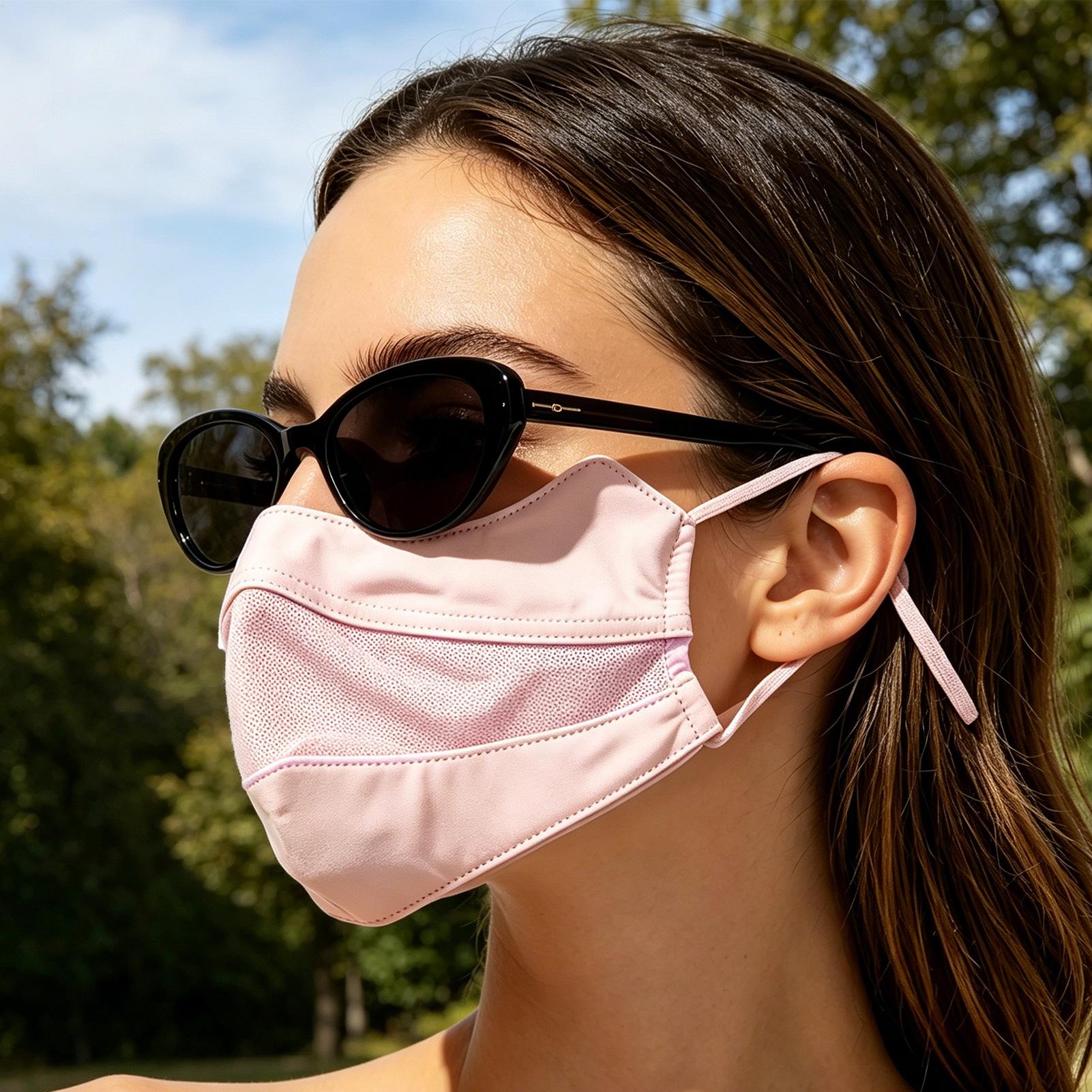 Cooling Face Cover   Sun Prote - Sports Mask Breathable ulasan dan harga