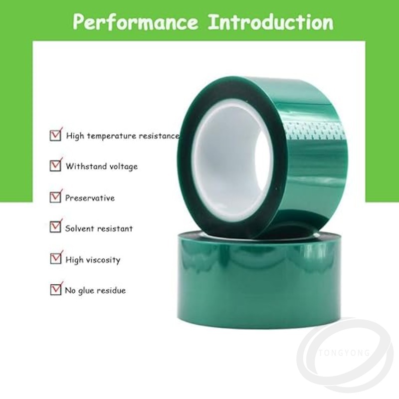 Green Polyester Resin Tape for - Silicone Mask Bracket ulasan dan harga