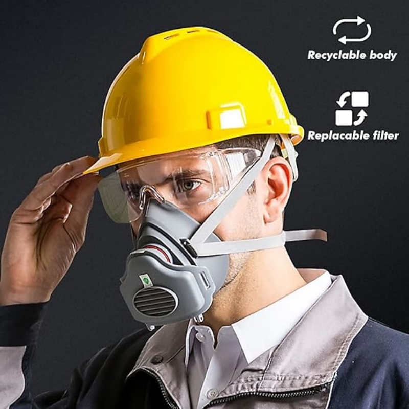 Dust mask, mask protection, in - Dust Mask Construction ulasan dan harga