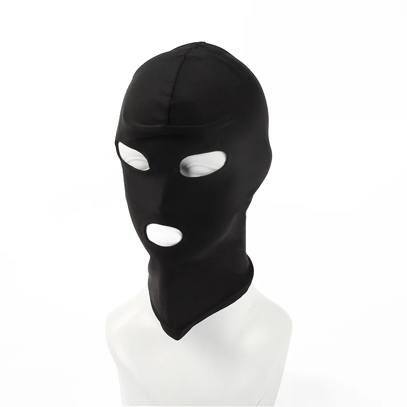 Adult Sex toys Soft Head Mask  - Black Face Mask Pack ulasan dan harga