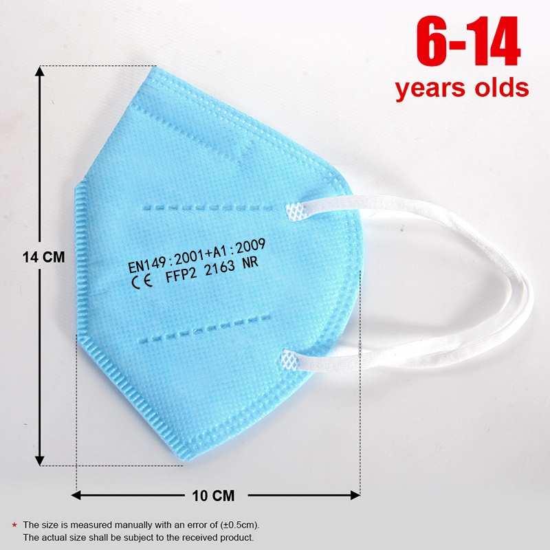 10-100pcs Kids KN95 Mask Child - Disposable Surgical Mask ulasan dan harga