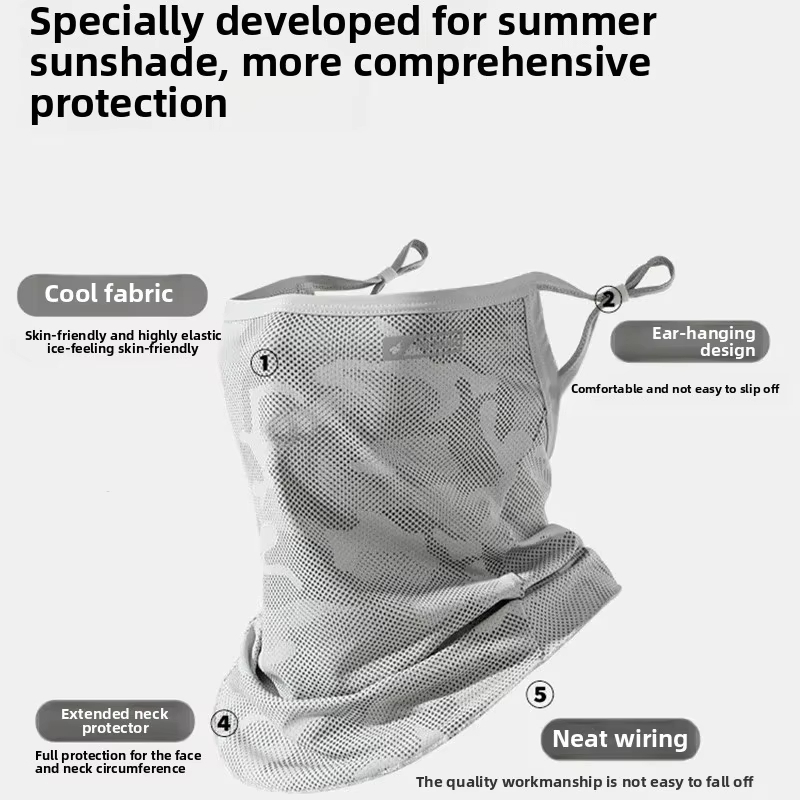 Cycling Mask Anti-UV Sunscreen - Sports Mask Breathable ulasan dan harga