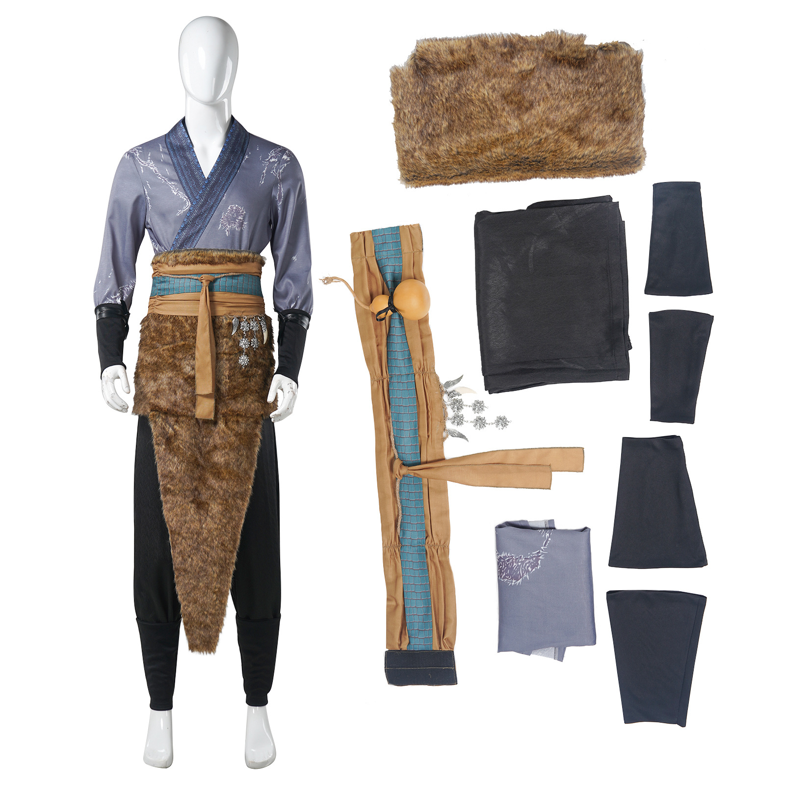 Black Myth Wukong Cosplay Cost - Black Face Mask Pack ulasan dan harga